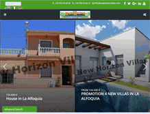 Tablet Screenshot of newhorizonvillas.com